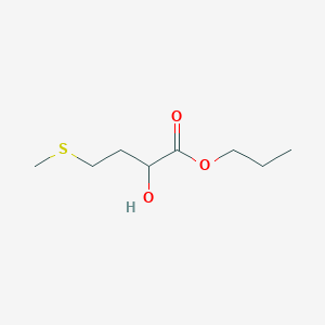 Butanoic acid, 2-hydroxy-4-(methylthio)-, propyl ester