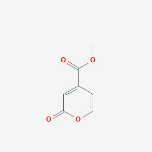 2H-Pyran-4-carboxylic acid, 2-oxo-, methyl ester