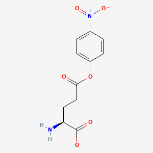 (2S)-2-amino-5-(4-nitrophenoxy)-5-oxopentanoate