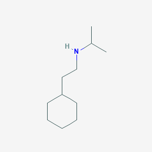 molecular formula C11H23N B1461547 (2-Cyclohexylethyl)(propan-2-yl)amine CAS No. 634588-74-2