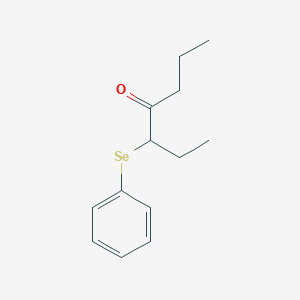 molecular formula C13H18OSe B14615475 3-(Phenylselanyl)heptan-4-one CAS No. 57204-90-7