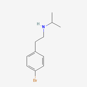 molecular formula C11H16BrN B1461548 [2-(4-Bromophenyl)ethyl](propan-2-yl)amine CAS No. 1094512-01-2