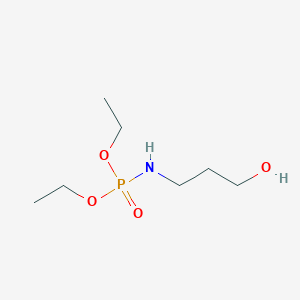 Diethyl N-(3-hydroxypropyl)phosphoramidate