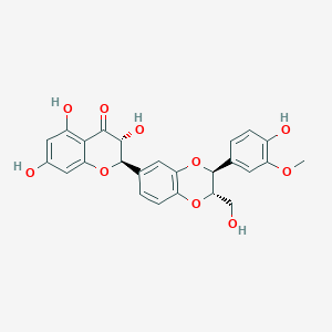 molecular formula C25H22O10 B146155 水飞蓟 CAS No. 142797-34-0