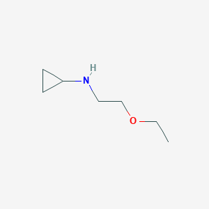 molecular formula C7H15NO B1461557 N-(2-ethoxyethyl)cyclopropanamine CAS No. 1094353-64-6