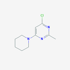 molecular formula C10H14ClN3 B1461560 4-氯-2-甲基-6-(哌啶-1-基)嘧啶 CAS No. 94052-15-0