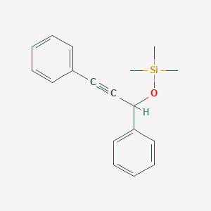 Silane, [(1,3-diphenyl-2-propynyl)oxy]trimethyl-