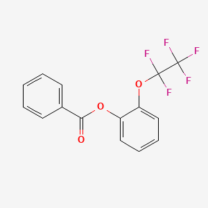 [2-(1,1,2,2,2-Pentafluoroethoxy)phenyl] benzoate