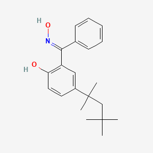 2-[(E)-N-hydroxy-C-phenylcarbonimidoyl]-4-(2,4,4-trimethylpentan-2-yl)phenol