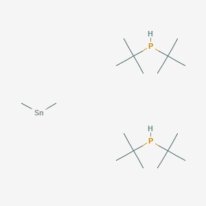 Di-tert-butylphosphane--dimethyl-lambda~2~-stannane (2/1)