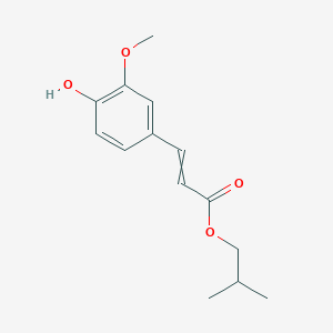 2-Methylpropyl 3-(4-hydroxy-3-methoxyphenyl)prop-2-enoate