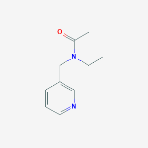 N-Ethyl-N-[(pyridin-3-yl)methyl]acetamide