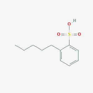 molecular formula C11H16O3S B14615739 2-Pentylbenzene-1-sulfonic acid CAS No. 58425-66-4