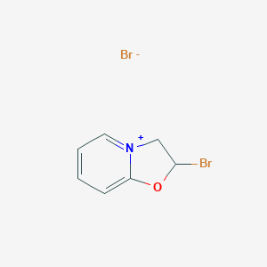 molecular formula C7H7Br2NO B14615768 2-Bromo-2,3-dihydro[1,3]oxazolo[3,2-a]pyridin-4-ium bromide CAS No. 57379-55-2