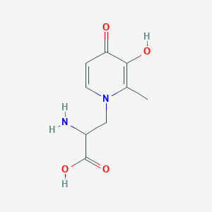 3-(3-Hydroxy-2-methyl-4-oxopyridin-1(4h)-yl)alanine