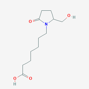 7-[2-(Hydroxymethyl)-5-oxopyrrolidin-1-YL]heptanoic acid