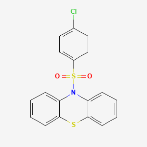 10H-Phenothiazine, 10-[(4-chlorophenyl)sulfonyl]-