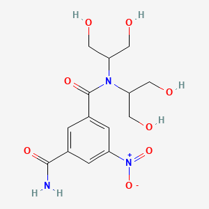 N~1~,N~1~-Bis(1,3-dihydroxypropan-2-yl)-5-nitrobenzene-1,3-dicarboxamide