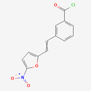 3-[2-(5-Nitrofuran-2-yl)ethenyl]benzoyl chloride