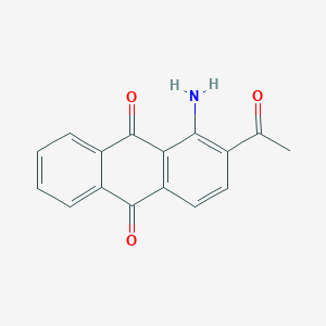 molecular formula C16H11NO3 B14615861 2-Acetyl-1-aminoanthracene-9,10-dione CAS No. 58332-16-4