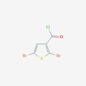 2,5-Dibromothiophene-3-carbonyl chloride