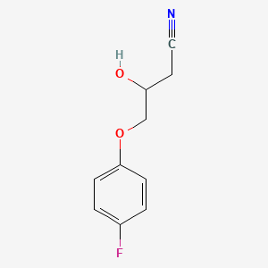 4-(4-Fluorophenoxy)-3-hydroxybutanenitrile