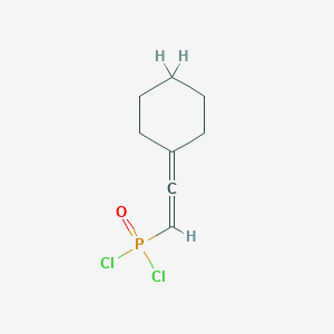 (2-Cyclohexylideneethenyl)phosphonic dichloride