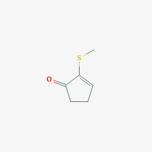 2-(Methylsulfanyl)cyclopent-2-en-1-one