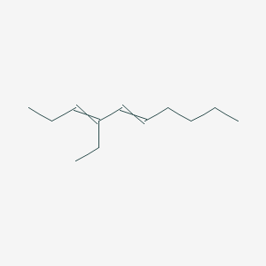 molecular formula C12H22 B14615976 4-Ethyldeca-3,5-diene CAS No. 57404-71-4