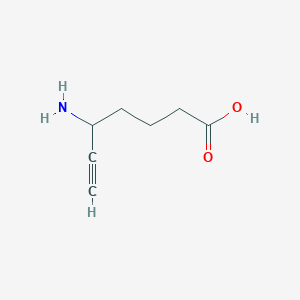 5-Aminohept-6-ynoic acid