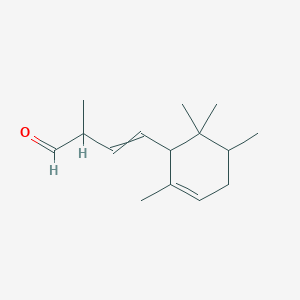 2-Methyl-4-(2,5,6,6-tetramethylcyclohex-2-en-1-yl)but-3-enal