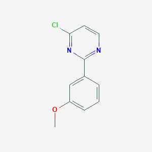 molecular formula C11H9ClN2O B1461601 4-Chloro-2-(3-methoxyphenyl)pyrimidine CAS No. 1156238-51-5