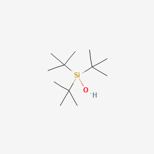 molecular formula C12H28OSi B14616037 Silanol, tris(1,1-dimethylethyl)- CAS No. 56889-90-8