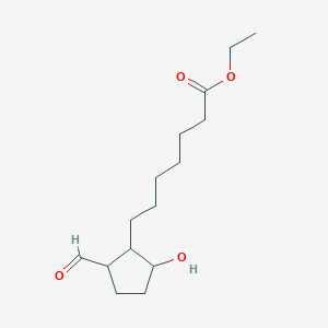 Ethyl 7-(2-formyl-5-hydroxycyclopentyl)heptanoate