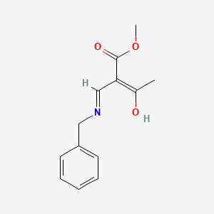 methyl (E)-2-(benzyliminomethyl)-3-hydroxybut-2-enoate