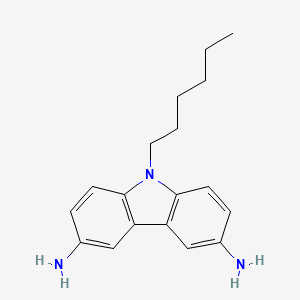 9-Hexyl-9H-carbazole-3,6-diamine