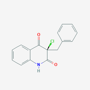 (3R)-3-benzyl-3-chloro-1H-quinoline-2,4-dione