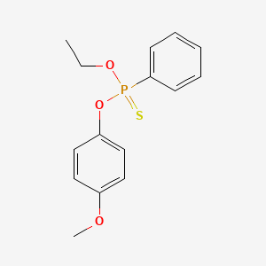 molecular formula C15H17O3PS B14616126 O-Ethyl O-(4-methoxyphenyl) phenylphosphonothioate CAS No. 57856-17-4