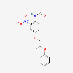 N-[2-Nitro-4-(2-phenoxypropoxy)phenyl]acetamide