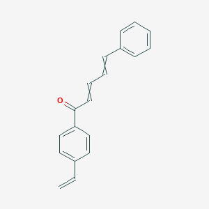 molecular formula C19H16O B14616133 1-(4-Ethenylphenyl)-5-phenylpenta-2,4-dien-1-one CAS No. 60689-04-5