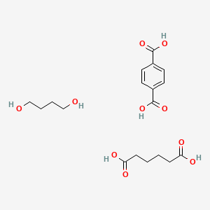 Butane-1,4-diol;hexanedioic acid;terephthalic acid