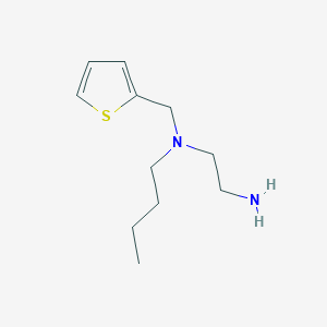 molecular formula C11H20N2S B1461618 N-丁基-N-(2-噻吩甲基)乙烷-1,2-二胺 CAS No. 1172938-36-1
