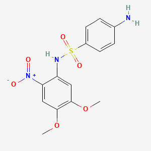 4-Amino-N-(4,5-dimethoxy-2-nitrophenyl)benzenesulfonamide