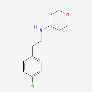molecular formula C13H18ClNO B1461620 N-[2-(4-chlorophenyl)ethyl]oxan-4-amine CAS No. 1154885-64-9