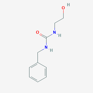 molecular formula C10H14N2O2 B14616222 Urea, N-(2-hydroxyethyl)-N'-(phenylmethyl)- CAS No. 57501-19-6