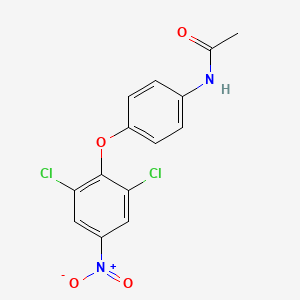 N-[4-(2,6-Dichloro-4-nitrophenoxy)phenyl]acetamide