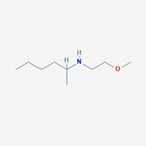 molecular formula C9H21NO B1461626 (Hexan-2-yl)(2-methoxyethyl)amine CAS No. 1157144-37-0