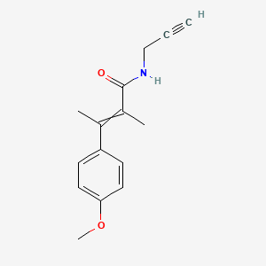 3-(4-Methoxyphenyl)-2-methyl-N-(prop-2-yn-1-yl)but-2-enamide