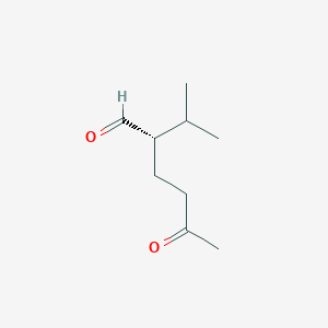 (2S)-5-oxo-2-propan-2-ylhexanal