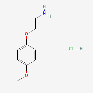 molecular formula C9H14ClNO2 B1461631 2-(4-Methoxyphenoxy)ethan-1-amine hydrochloride CAS No. 98959-77-4